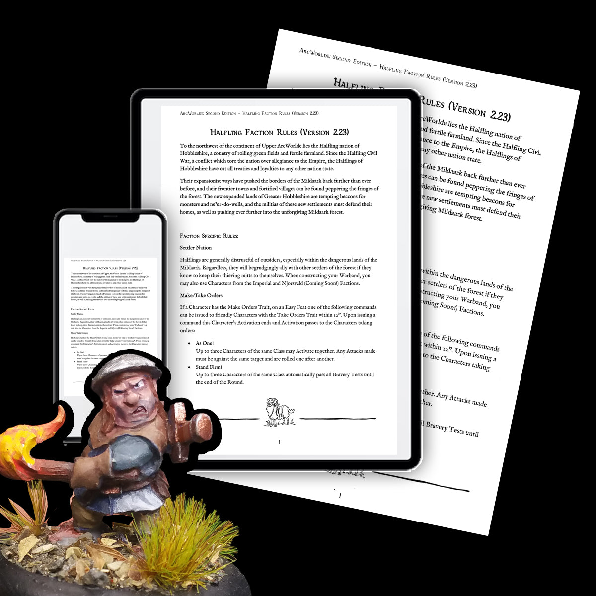 Halfling Faction Ruleset (PDF)