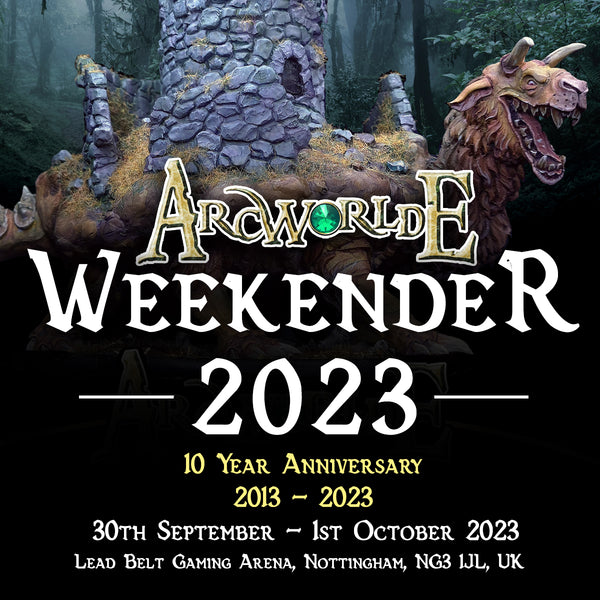 ArcWorlde Weekender 2023 Ticket (with Miniature) 30th September - 1st October 2023