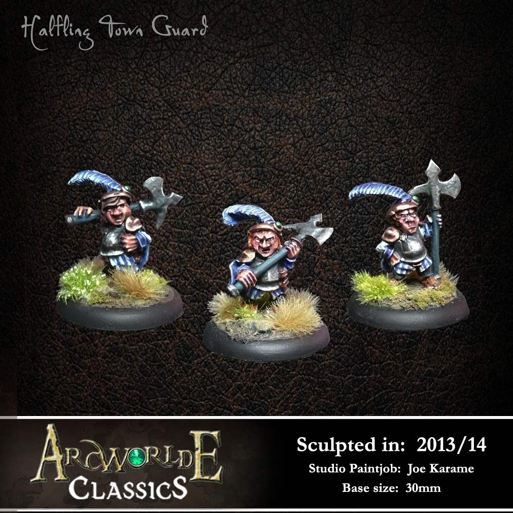 First Edition: Halfling Town Guard (3)