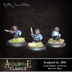 First Edition: Halfling Sword Militia (3)