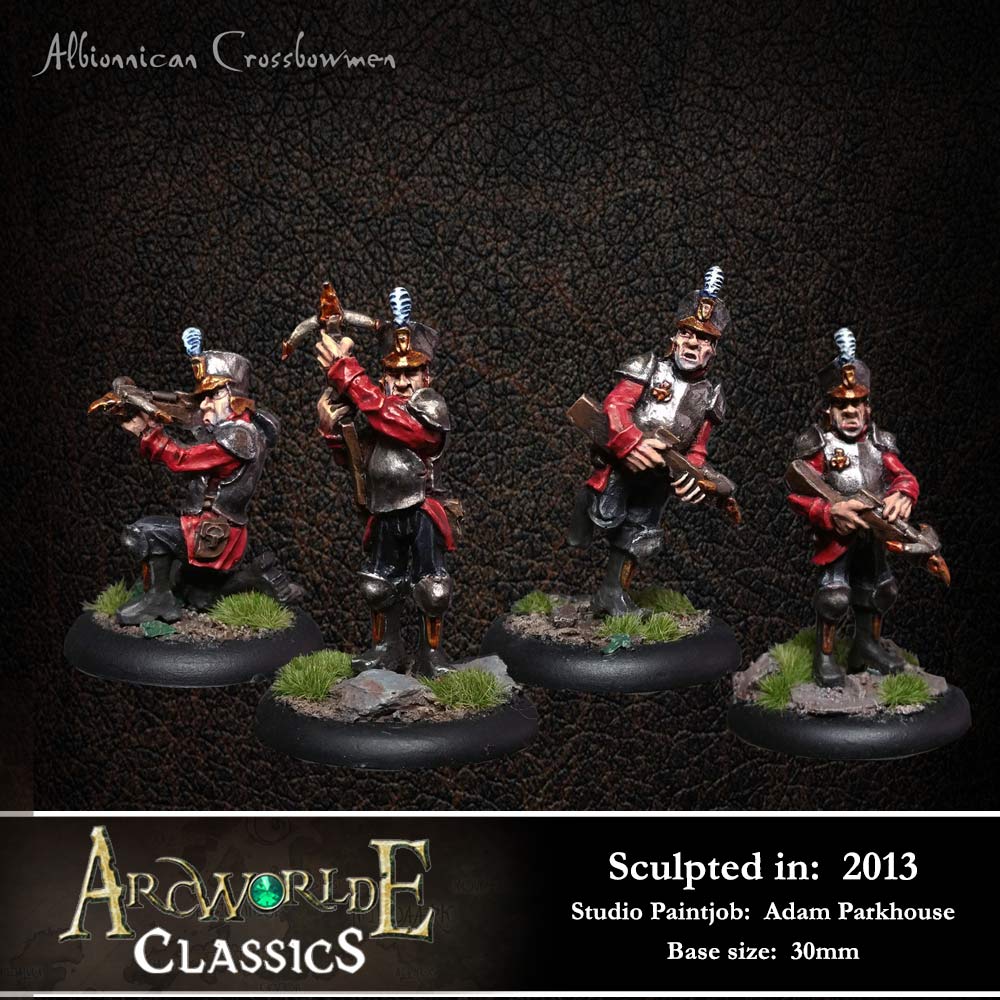 First Edition: Albionnican Crossbowmen (4)