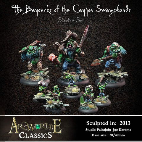 First Edition: Bayourks of the Cayjon Swamplands Starter Warband