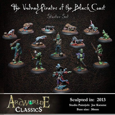 First Edition: Undead Pirates of the Black Coast Starter Warband