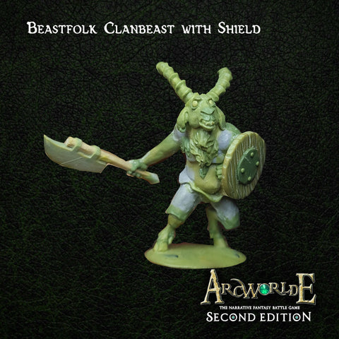 Beastfolk Clanbeast with Shield