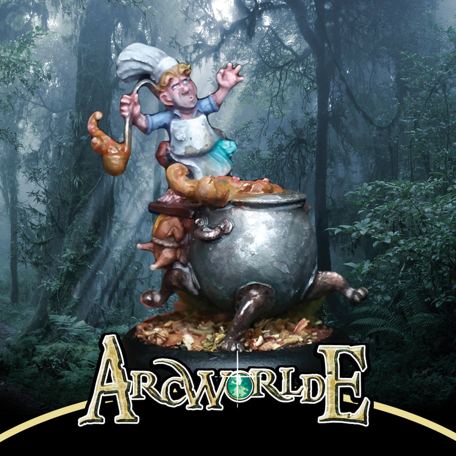 Halfling Cooking Halflings – Warp Miniatures